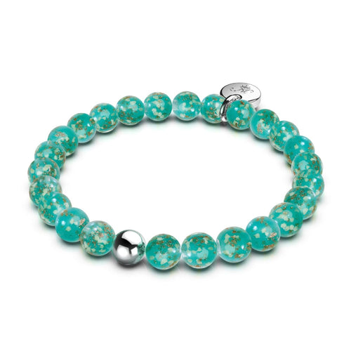 Cactus | .925 Sterling Silver | Firefly Glass Bracelet